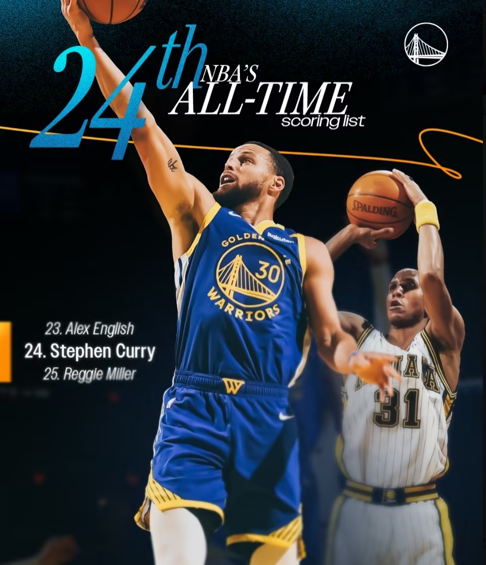 勇士客场击败爵士，库里成为得分王